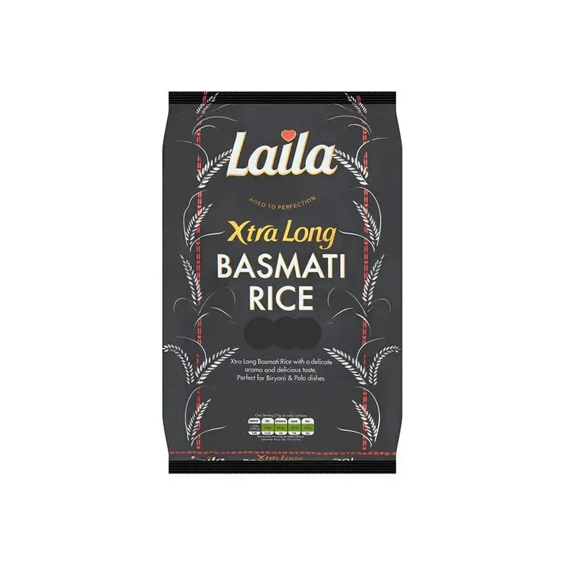 Laila Basmati Rice, Extra Long Grain – 20kg